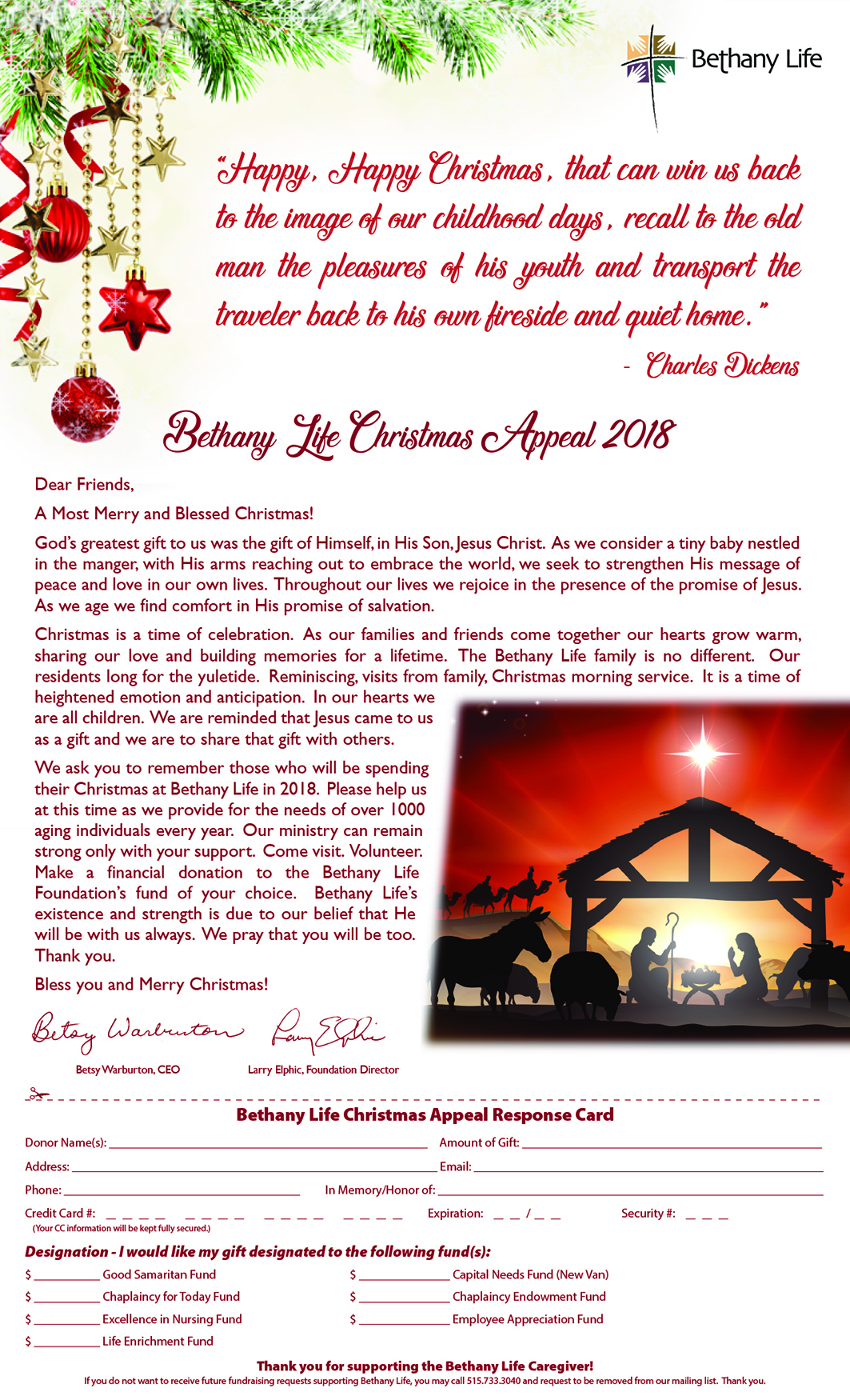 End of-year donation letter examples picture